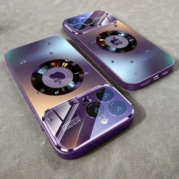 iPhone 11 Pro: Luxus Glas Kamera Für Magesafe Magnetische Drahtlose Lade Fall Stoßfest Abdeckung