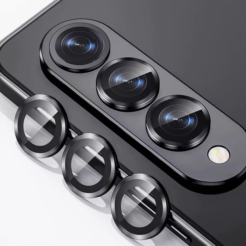 Galaxy Z Fold7: Metall-Einzelring-Kameraobjektivschutz ZFold Fold7 Fold6 Panzerglasfolie Vollständige Abdeckung ﻿