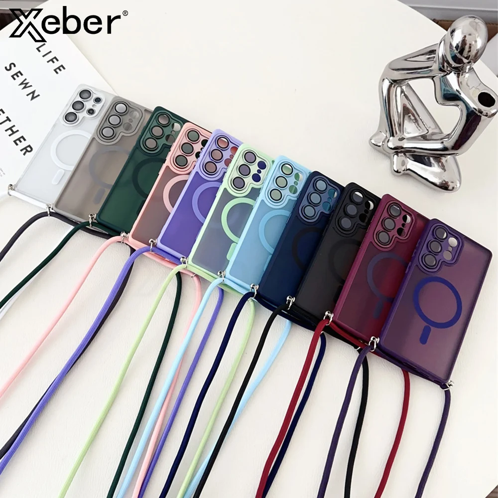 Galaxy S25: Crossbody-Seil, verstellbares Lanyard für Magsafe Wireless Charge Case PlusSchutzhülle