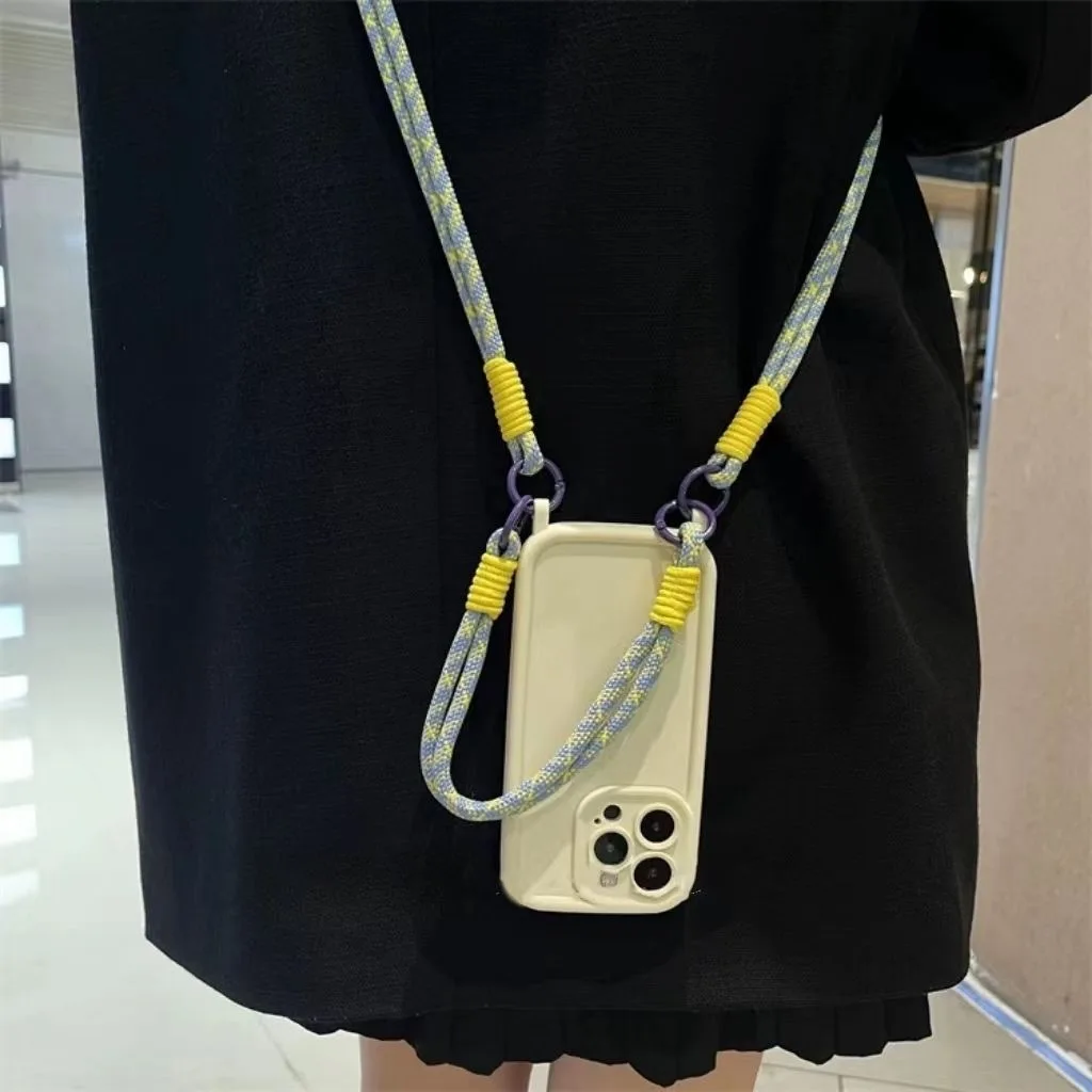 Umhängetasche mit Lanyard-Halskette, Silikonhülle, Handschlaufenabdeckung – Bild 6