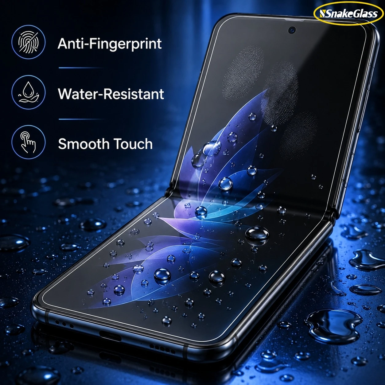 3 Stück Sichtschutz-Hydrogel-Folie 5 6 7 3 7 FE 5G Displayschutz Anti-Spy Weicher Schutz Blasenfrei – Bild 3