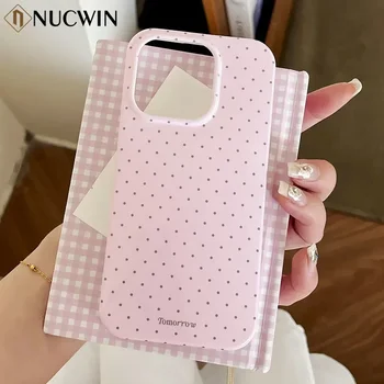 IPhone 15 Pro Max: INS Polka Dot Kleine frische Handyhülle, ultradünne, stoßfeste Abdeckung