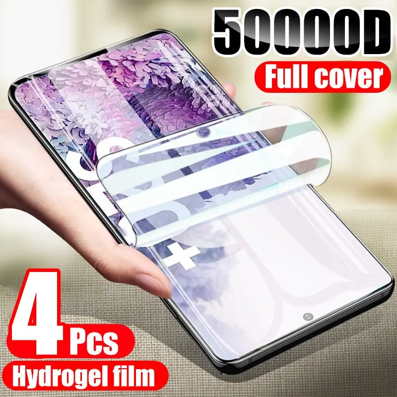 Galaxy S21+: 4 Stücke Hydrogel Film Displayschutzfolie Displayschutzfolie 8 9 10