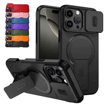 IPhone 14 Pro Max: Objektivschutz Kamera Handyhülle Magnetische Ständerabdeckung
