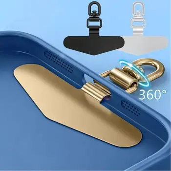 Stahl Telefon Lanyard Dichtung Patch Anti-verloren Anti Fall Handy Seil Karte Metall Clip Strap Hängen Schnur