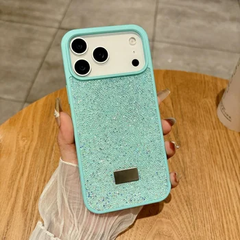 iPhone 15 Pro Max: Hülle Modische Glitzer-Schutzhülle Schale