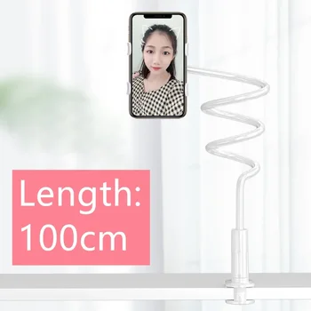 iPhone 15 Pro: 100 cm Telefon-Clip-on-Ständerhalter mit Griff, flexibler langer Arm, Lazy-Halterung, Klemme, Zubehör, Telefonhalter