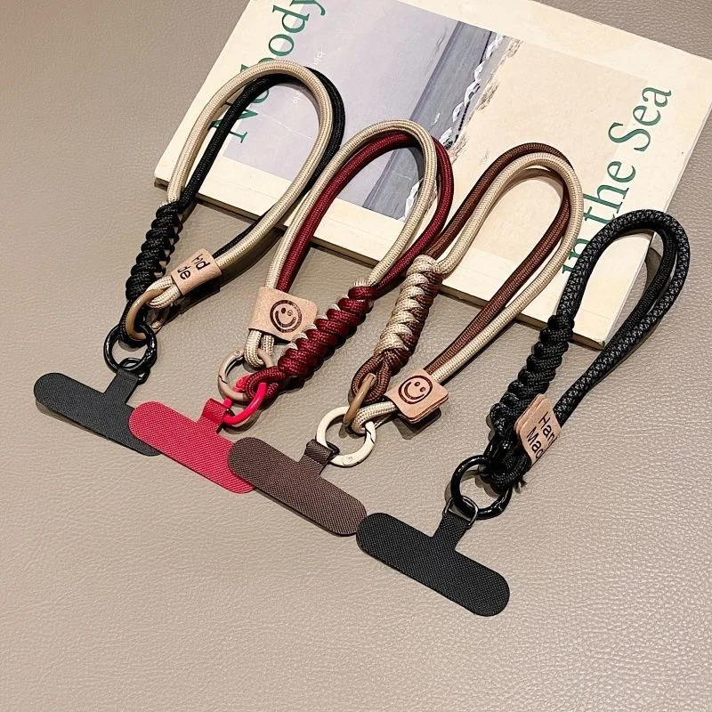Handy-Lanyard Luxuriöses Geflochtenes Handgelenk-Handyband Handlicher Anhänger Sturzsicher Multifunktionales Armband – Bild 5