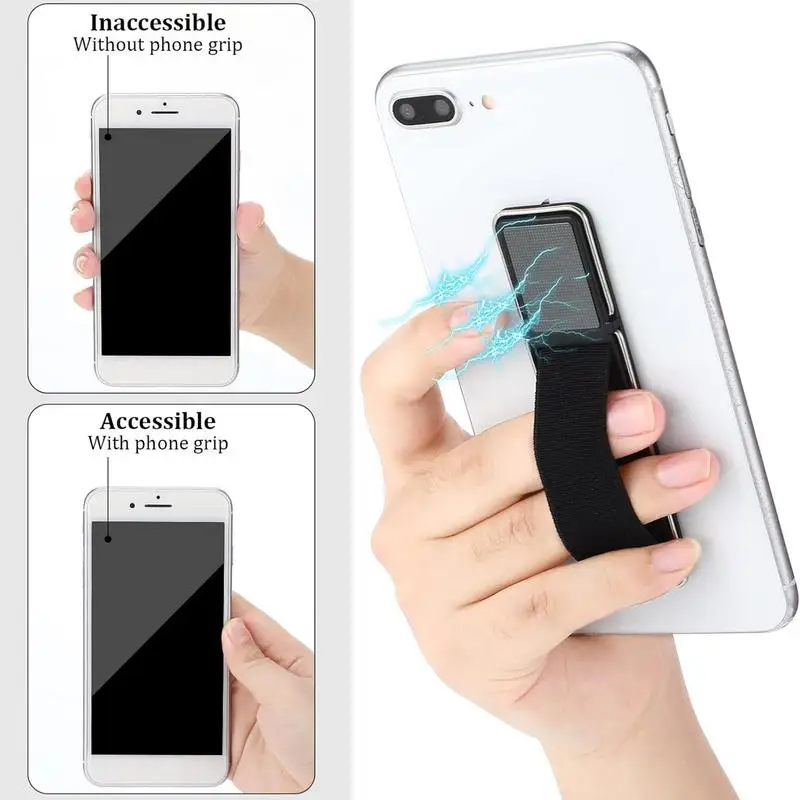Universal Handy Finger Ständer Handy Finger Strap Grip Telefon ABS Armband Halter Grip Teleskop Halter – Bild 3