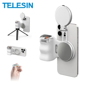 TELESIN Telefon Kamera Schießen Hand Grip Magnetische Smartphone Halter Schießen Hilfe Fernbedienung Griff