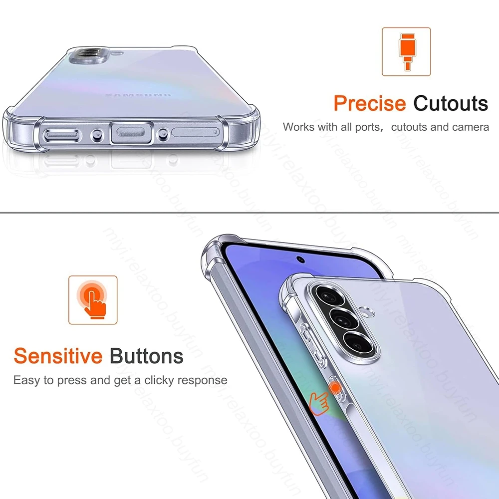 Stoßfeste Silikon-Softcase Transparente Hülle – Bild 3
