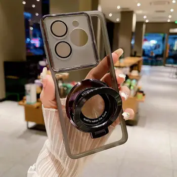 Redmi Note 13 5G: Magnetische Ringhalterung Halter Handyhülle 13C 12C Turbo 3 Transparente Abdeckung
