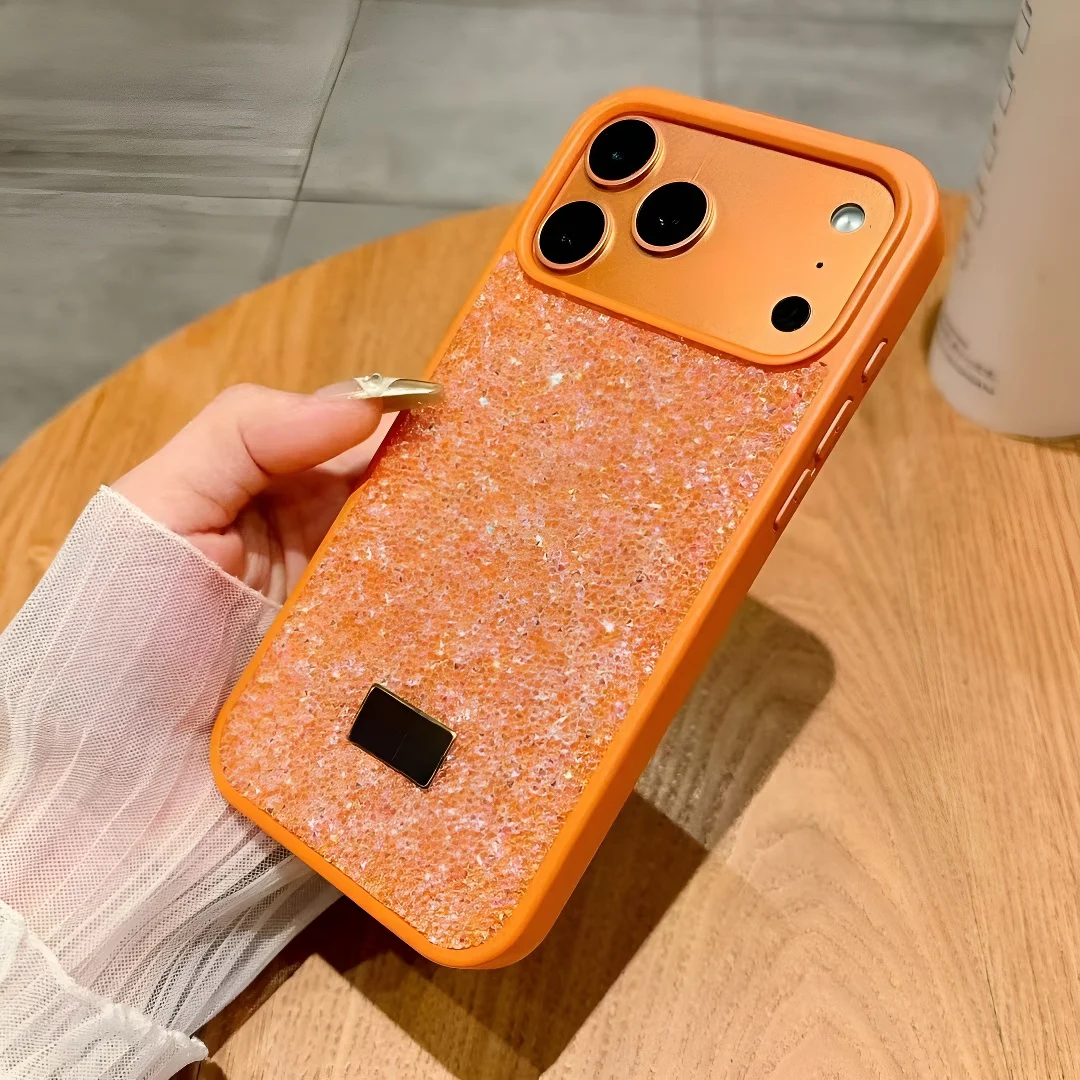 iPhone 17 Pro Max: Hülle Modische Glitzer-Schutzhülle Schale