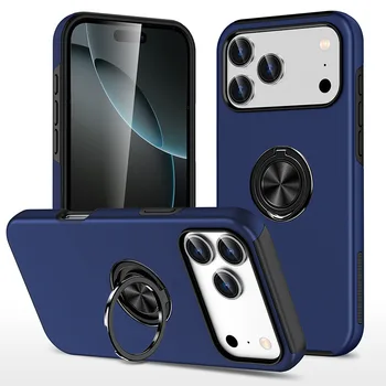 iPhone 12 mini: Magnetische Ringhalter-Telefonhülle Hartschalen-Schutzhülle
