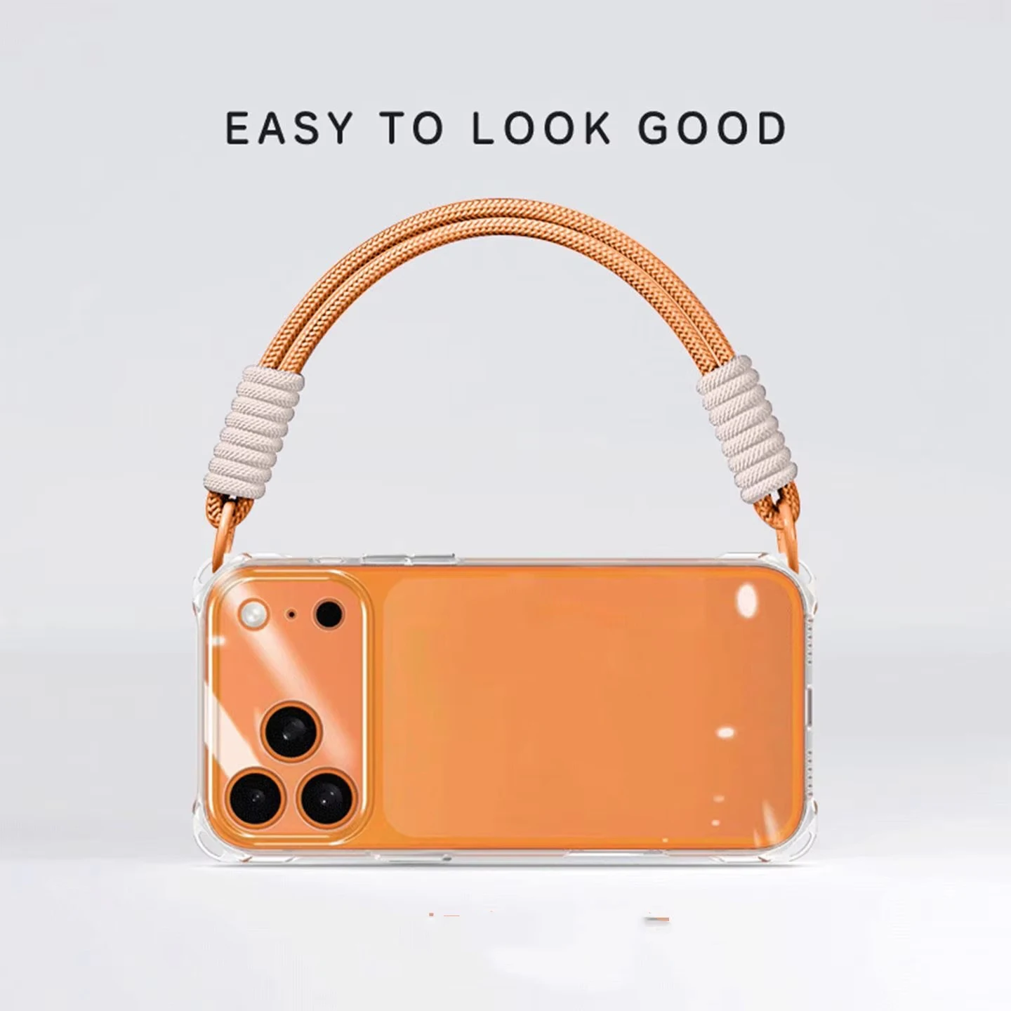 Crossbody-Handyhülle mit Umhängeband, Halsketten-Trageband, weiche Hülle – Bild 5