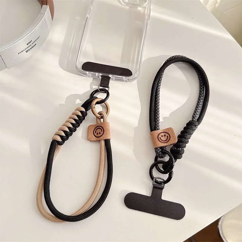 Telefon Lanyard Handgelenk Strap Woven Telefon Lanyard Kreative Schlüsselbund Hängen Seil Anti-verloren Sicherheit – Bild 2