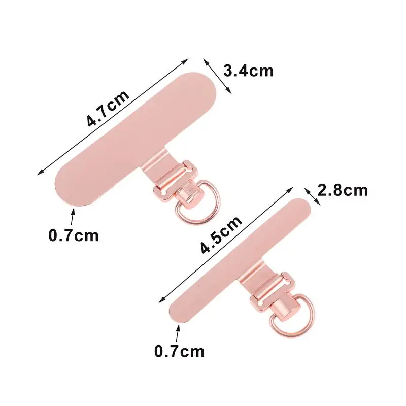 Universeller Handy-Gurthalter-Adapter, 1 Stück – abnehmbar, Anti-Verlust, Metall-Lanyard mit mobilem Dichtungspflaster. – Bild 6