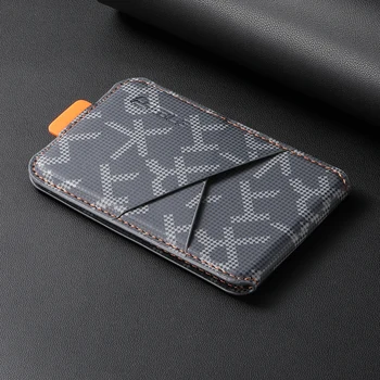 Leder-Handyhülle mit Magnetischer Kartenhalterung für iPhone 18 16 15 14 13 12 17 Pro Max, Magsafe-kompatibel, Starke