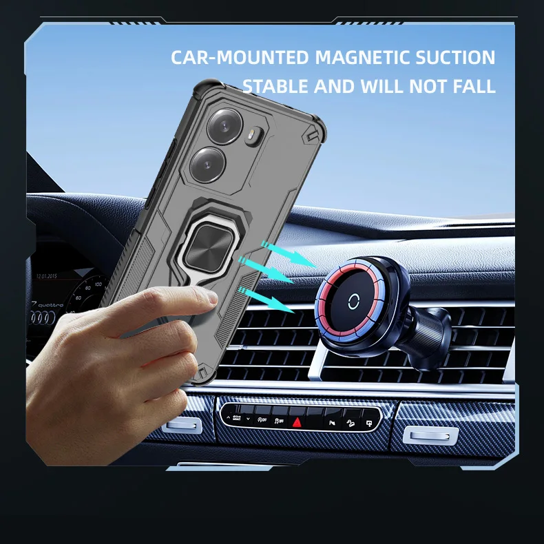 Objektivschutz-Ständerhülle Cover Ringständer Magnetische Halterung Schutzhülle Fundas Coque – Bild 6
