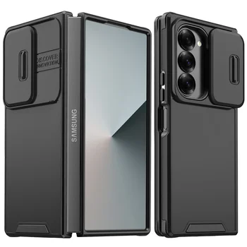 Galaxy Z Fold5: Luxuriöse Schutzhülle mit Kamera-Schutz 7 6 4 5 Fold6 Fold5 Stoßfeste Panzerhülle
