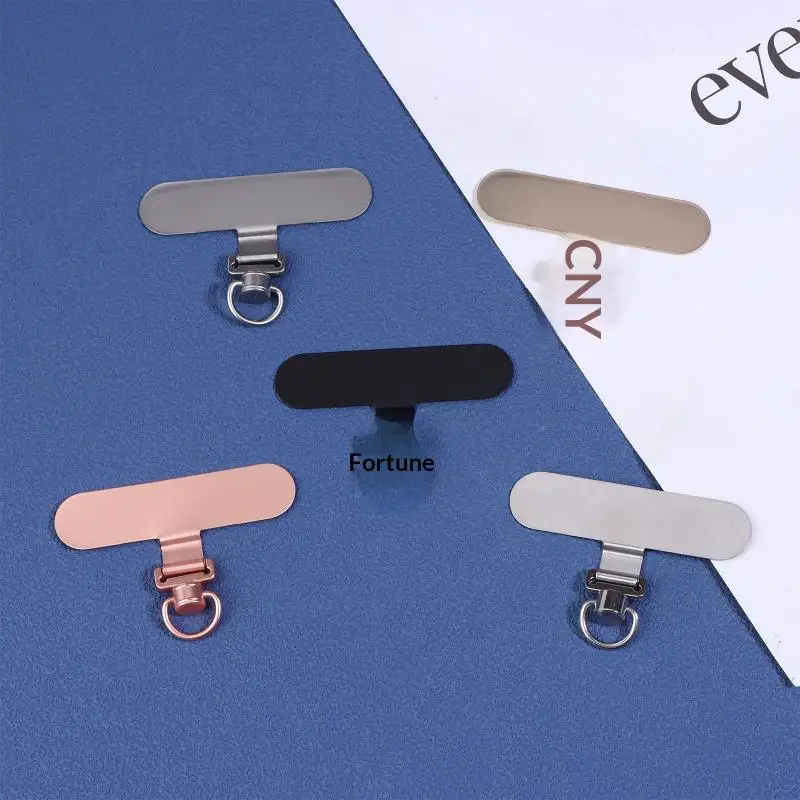 Universeller Handy-Gurthalter-Adapter, 1 Stück – abnehmbar, Anti-Verlust, Metall-Lanyard mit mobilem Dichtungspflaster. – Bild 3