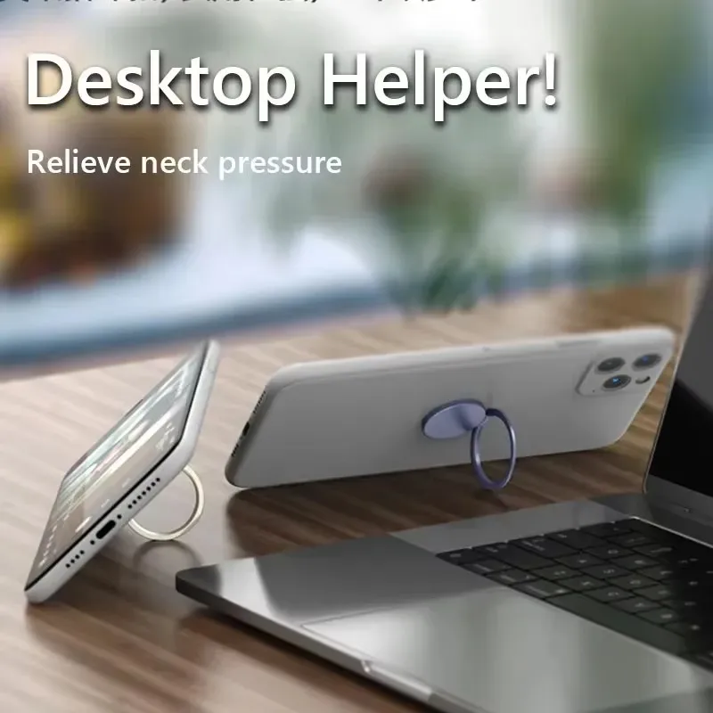Fingerringhalter, Ständer, Griff, 360° drehbar, für Handy, Auto, magnetische Halterung, Telefon-Rückseite – Bild 2