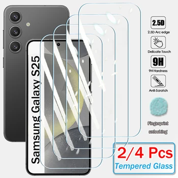 Galaxy S22+: 2/4 Stück Gehärtetes Glas Displayschutzfolie Klare Schutzabdeckung Glasfolie