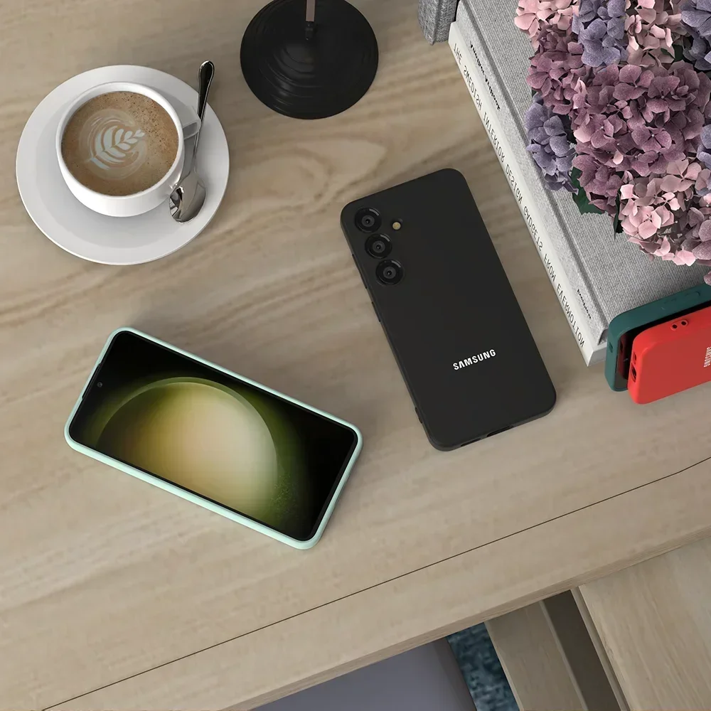 Hülle Weiche Flüssigsilikon Stoßfeste Handy-Rückabdeckung – Bild 3