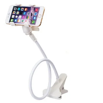 Universal Handy Halterung Clamp Nacht Desktop Lange Arm Faule Person Telefon Steht Unterstützung Für iPhone Xiaomi Huawei Samsung