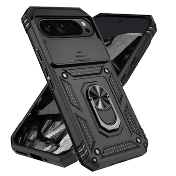 Pixel 10: Robuste Ringhalterung-Schutzhülle mit Stoßschutz und Schiebefenster