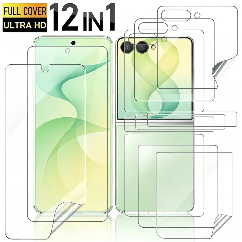 Galaxy Z Flip7: Flip7 Hydrogel Film 6 5 Weiche Anti-scratch Screen Protector scharnier Aufkleber Filme
