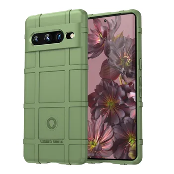 Pixel 7a: Stoßfeste, robuste Handyhülle Weiche Silikon-Stoßstangen-Schutzpanzerungsabdeckung