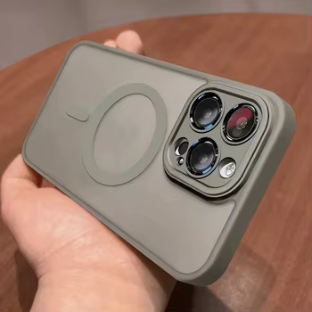 iPhone 16: Fall Für Magsafe Magnetische Drahtlose Lade objektiv Schutz Matte Abdeckung