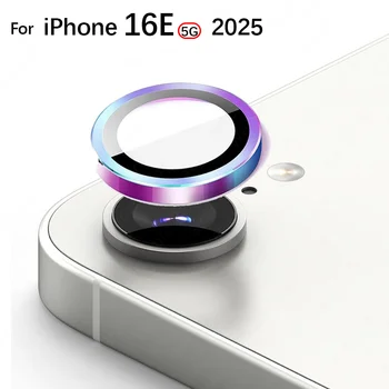 IPhone 16e: Kameraobjektivschutz aus Metall 5G HD Rückseite Aluminium Kameraglas Objektivgehäuse Zubehör