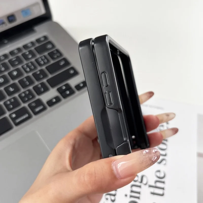 Ultradünne, matte, transluzente, stoßfeste Handyhülle Flip7 FE Flip8, klare, schlanke, harte PC-Schutzhülle – Bild 4
