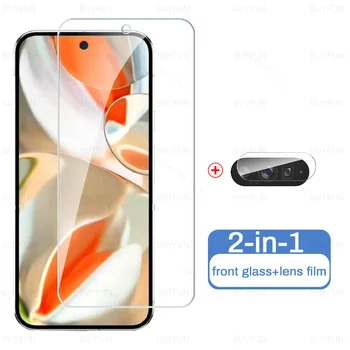 Pixel 7a: 6-in-1 Glasfolie Schutzhülle aus gehärtetem Glas, kompatibel mit 9a 8 8A 7 7A 6 6A 5G Displayschutzfolie und Kameralinsenfolie