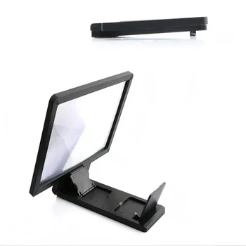 Universeller HD 3D-Bildschirmvergrößerer für Smartphones – Faltbarer Ständer mit großem Displayhalter für Filme, Spiele und Videoanrufe