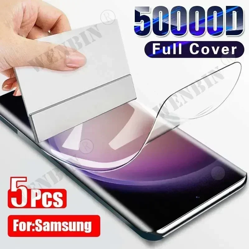Galaxy A26: 5Pcs Hydrogel Film Volle Abdeckung Screen Protector