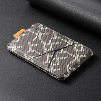 Leder-Geldbörse für MagSafe Magnetischer Handy-Kartenhalter für iPhone 16 15 14 13 12 17 Pro Max Plus Bankkarten-Etui