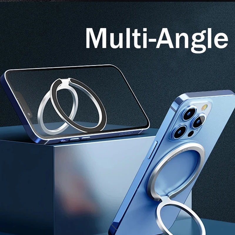 Magnetischer Ring-Handyhalter, abnehmbarer, faltbarer Snap-Grip für Smartphone-Unterstützung, tragbare Handyhalterung – Bild 3
