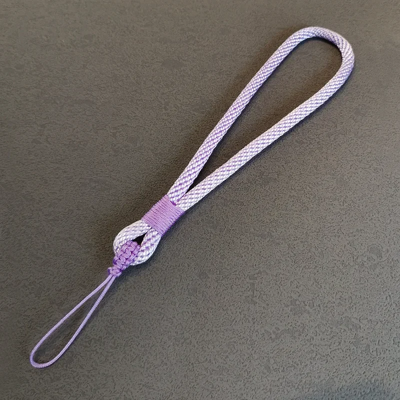 Handy Lanyard Kurze Handgelenk Seil Verstärkte Farbe Passenden Hand-gewebt Anhänger Weiblich Männlich Zubehör – Bild 4