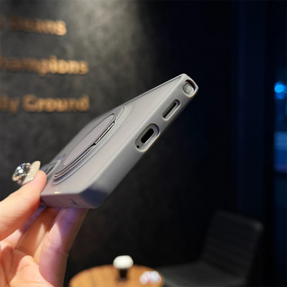 360° Ringhalter Magnetische Handyhülle Matte Hülle – Bild 5