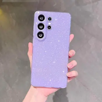 Galaxy S23 FE: Glitzerhülle Niedliche Ästhetische Bling Handyhülle für Frauen und Mädchen Zubehör