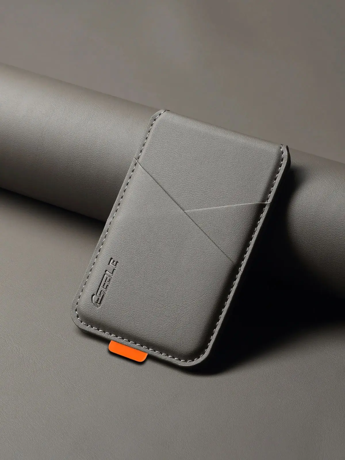 iPhone 14 Plus: Luxus Leder Handy Magsafe Magnetische Karte Halter RFID Anti-skimming Bank ID Karte
