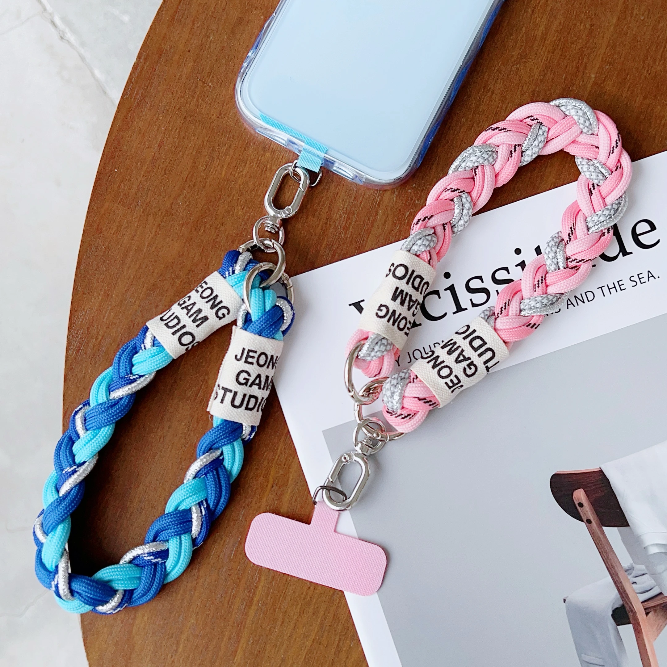 Niedliches Handy-Lanyard zum Aufhängen, Dekoration, kann gedragen werden, Twist-Seil, Anti-Verlust-Anhänger, modisch – Bild 4