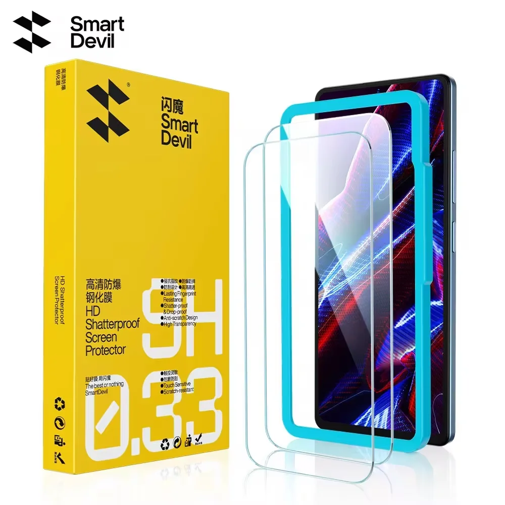 Xiaomi 14: SmartDevil 2PCS Displayschutzfolie für Xiaomi 17 15 13T 14T Redmi K90 HD gehärtetes Glas Film für Redmi