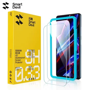 Xiaomi 14: SmartDevil 2PCS Displayschutzfolie für Xiaomi 17 15 13T 14T Redmi K90 HD gehärtetes Glas Film für Redmi Pro 15 Pro