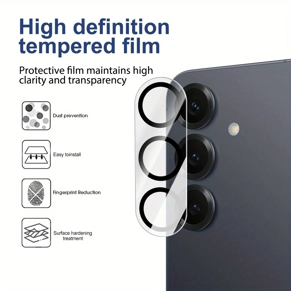 3Pcs 3D Volle Abdeckung Objektiv Schutz HD Glas Schutz Kamera Film – Bild 4