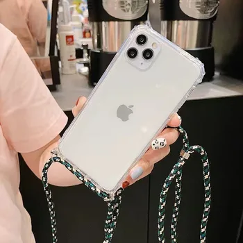 Pixel 7a: Hülle mit Umhängekordel Transparente Kordelhülle