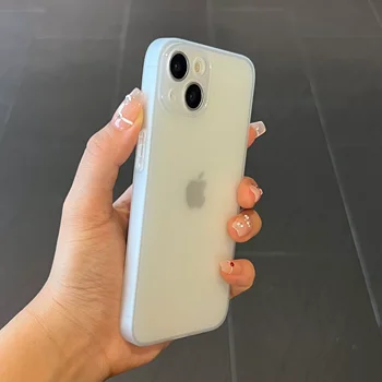 iPhone 12 mini: Ultradünne, weiche TPU-Handyhülle, schlanke, matte, durchscheinende Silikon-Rückseite
